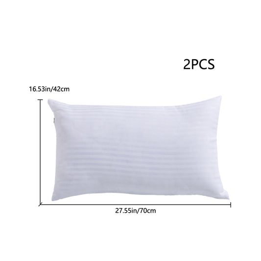 Polyester Bed Pillow Inserts Set of 2