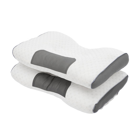 Set of 2 Premium Knitted Sleep Support Pillows