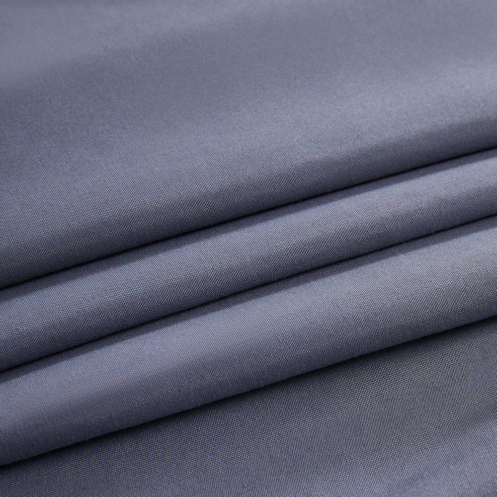 Silver Grey Polyester Bedding Sheet Set for Full Bed