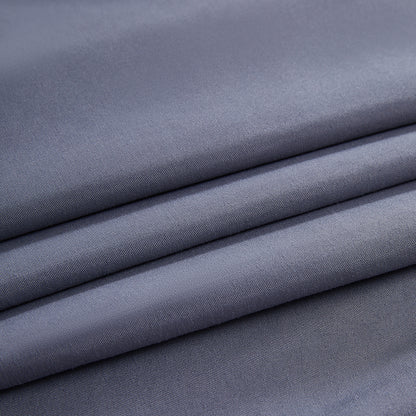 Silver Grey Polyester Bedding Sheet Set for Full Bed