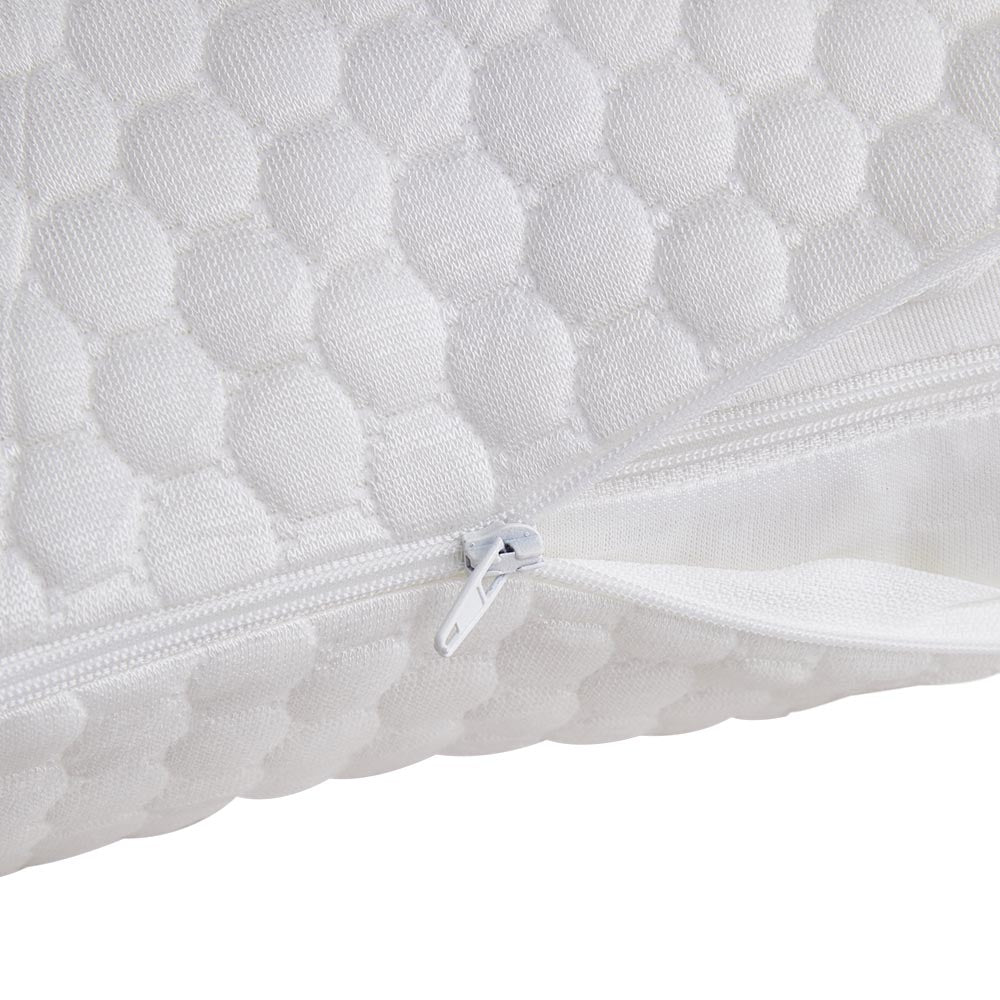 Queen Size Bamboo Fabric Shredded Memory Foam Bed Pillows